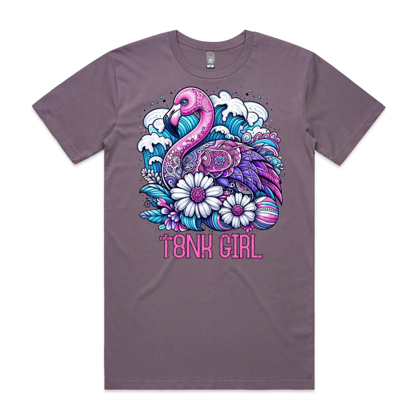 T8NK GIRL FLAMINGO TEE