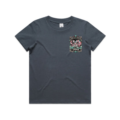 T8NK Always Salty Never Soft Crab Skull Tee | Coastal Graphic T-Shirt
