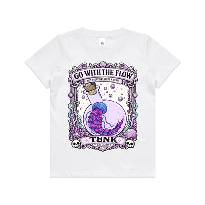 T8NK Go With The Flow Jellyfish Tee | Coastal Ocean Graphic T-Shirt