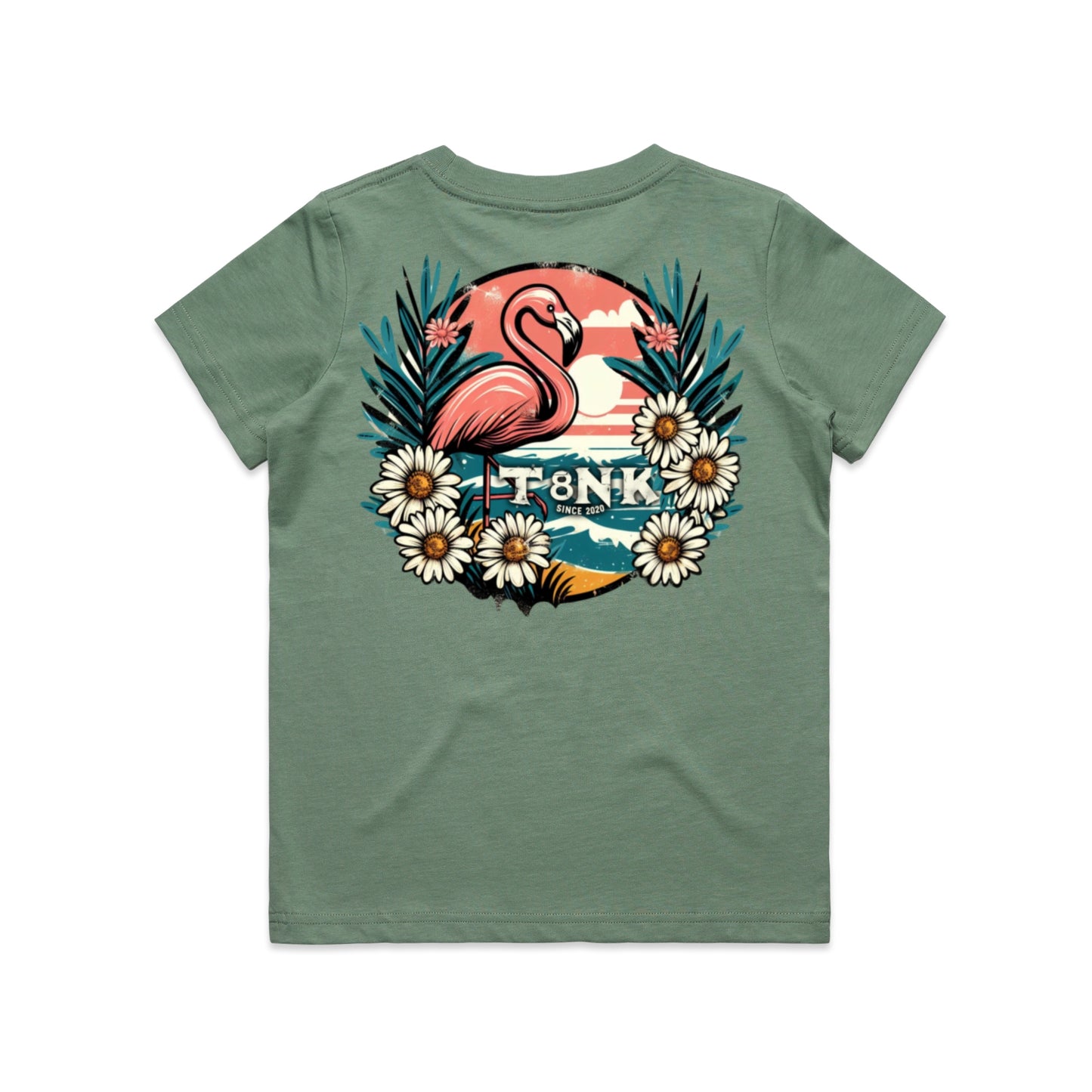 LIVE LOVE FLAMINGO TEE