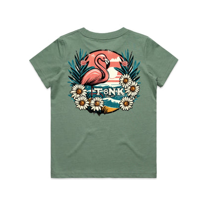 LIVE LOVE FLAMINGO TEE