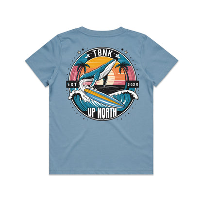 WHALE SURFING KIDS TEE