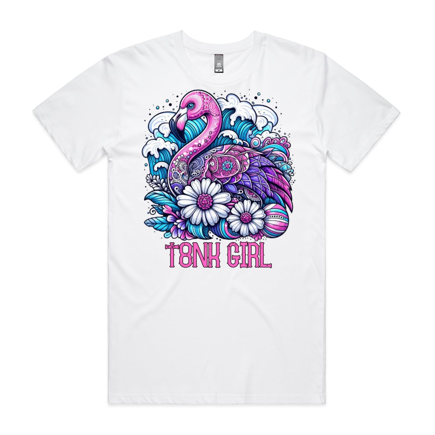 T8NK GIRL FLAMINGO TEE