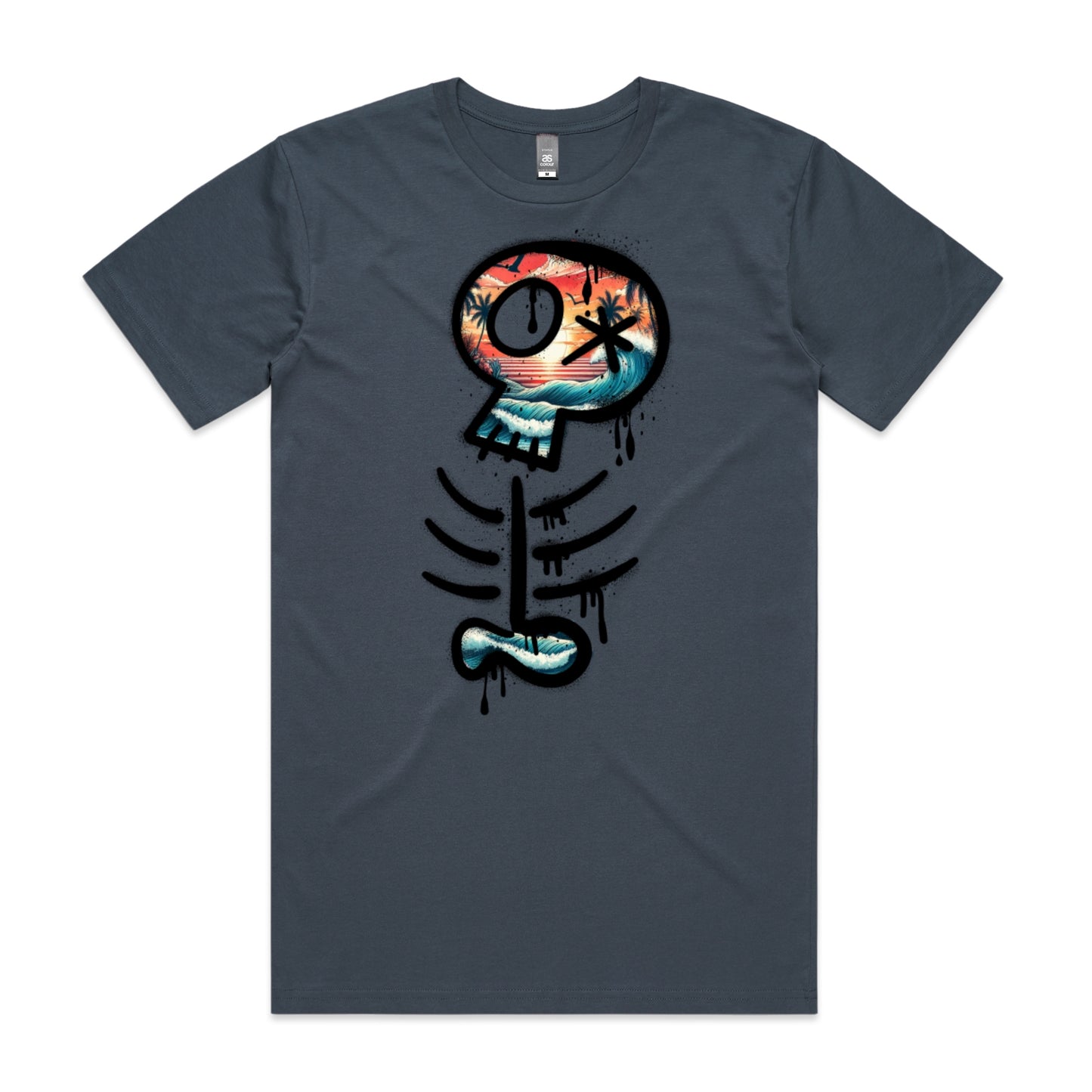SKELETON WAVES TEE