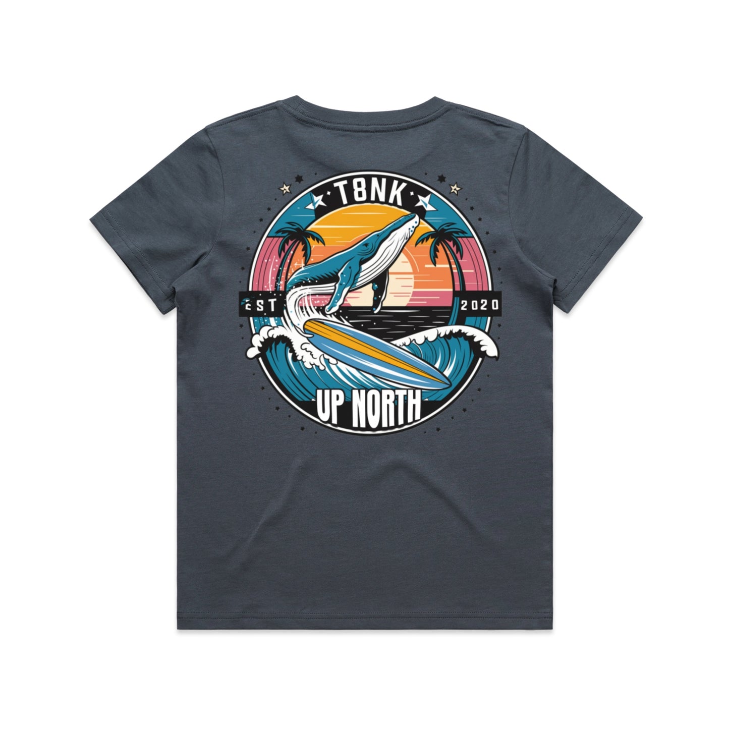 WHALE SURFING KIDS TEE