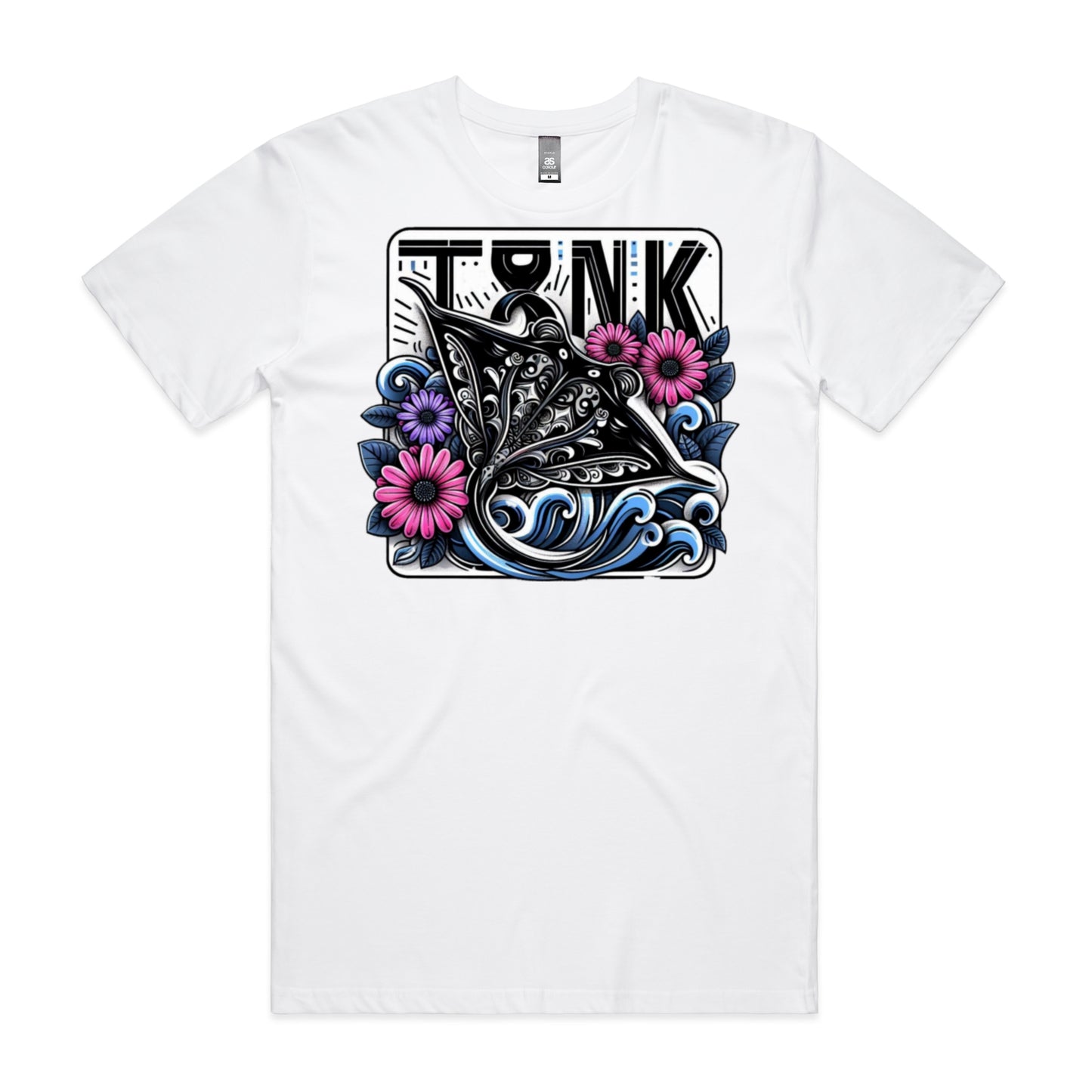 FLOWERFUL MANTARAY UNISEX FIT TEE