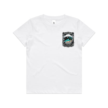 T8NK Endless Adventure Astronaut Surf Tee | Retro Space Beach Graphic Tee