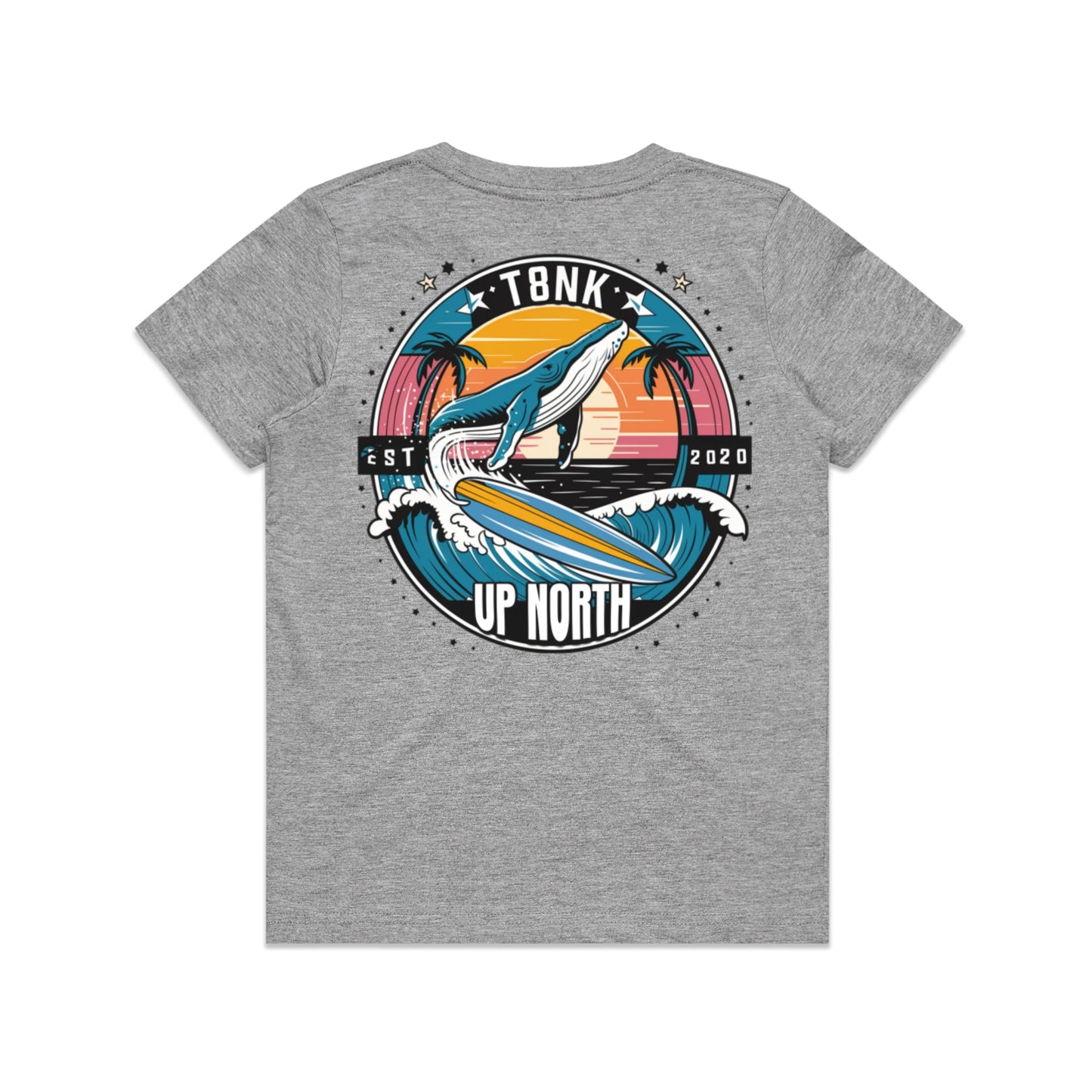 WHALE SURFING KIDS TEE