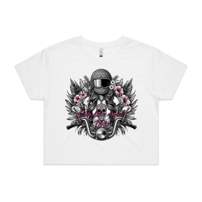 RIDE LIKE A GIRL CROP