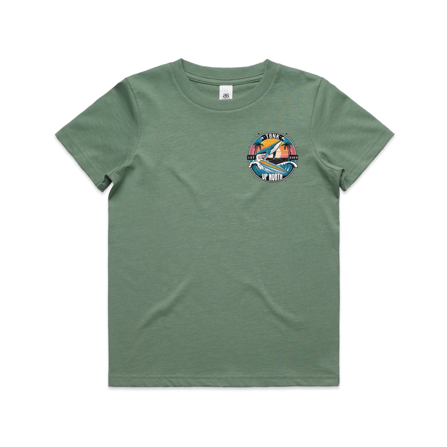 WHALE SURFING KIDS TEE
