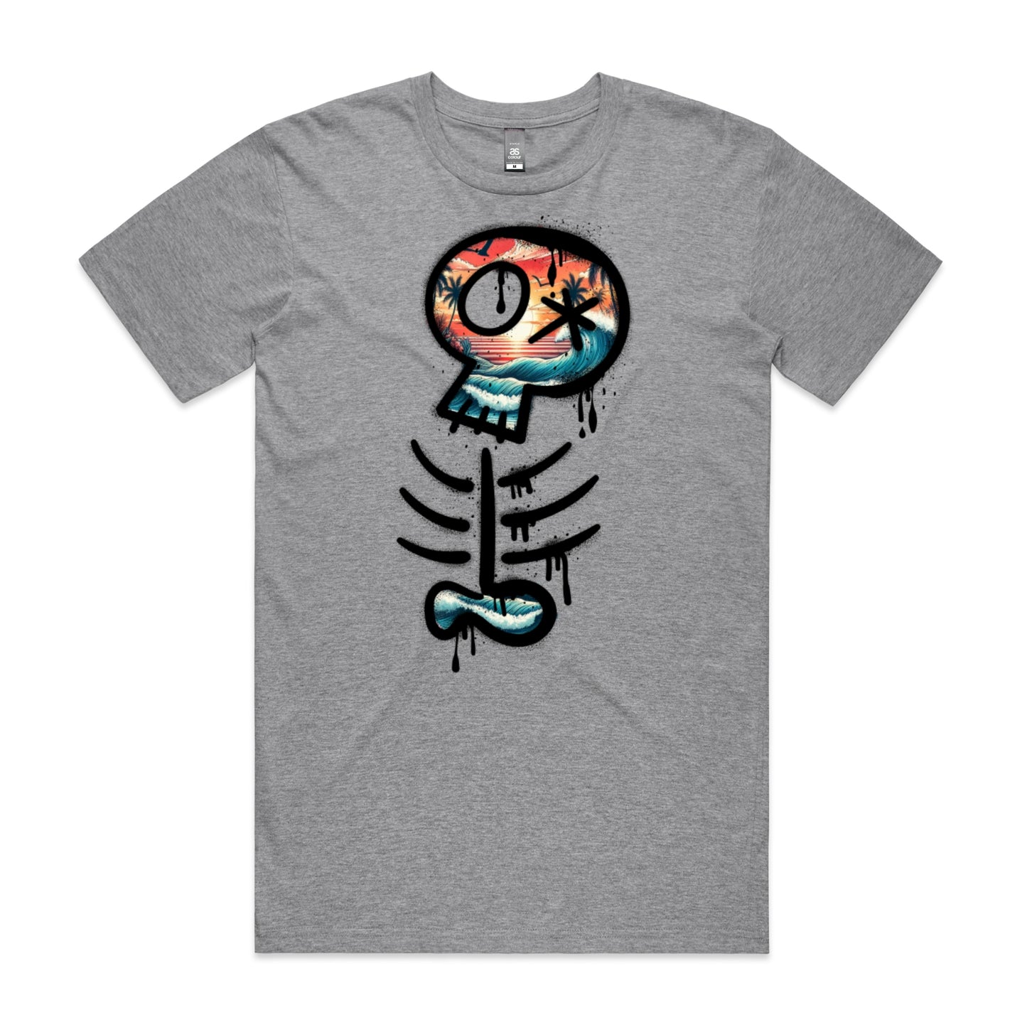 SKELETON WAVES TEE