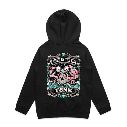 T8NK Raised By The Tide Crab Skull Hood | Coastal Graphic Hoodie