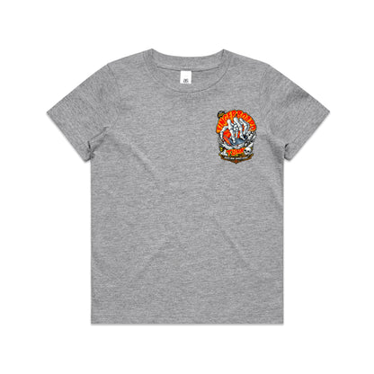 T8NK Fingerboard Skeleton Skate Tee | Retro Skateboarding Graphic Tee
