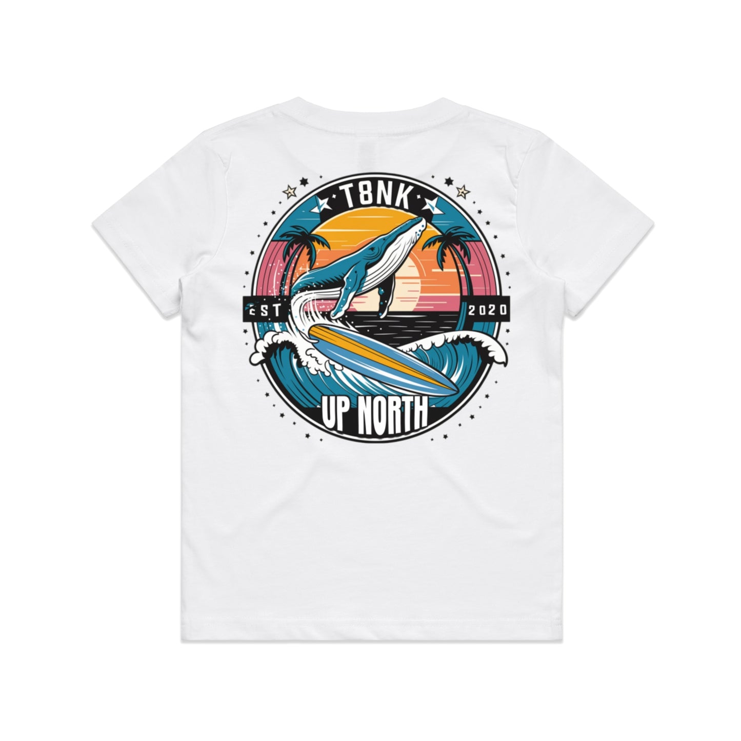 WHALE SURFING KIDS TEE