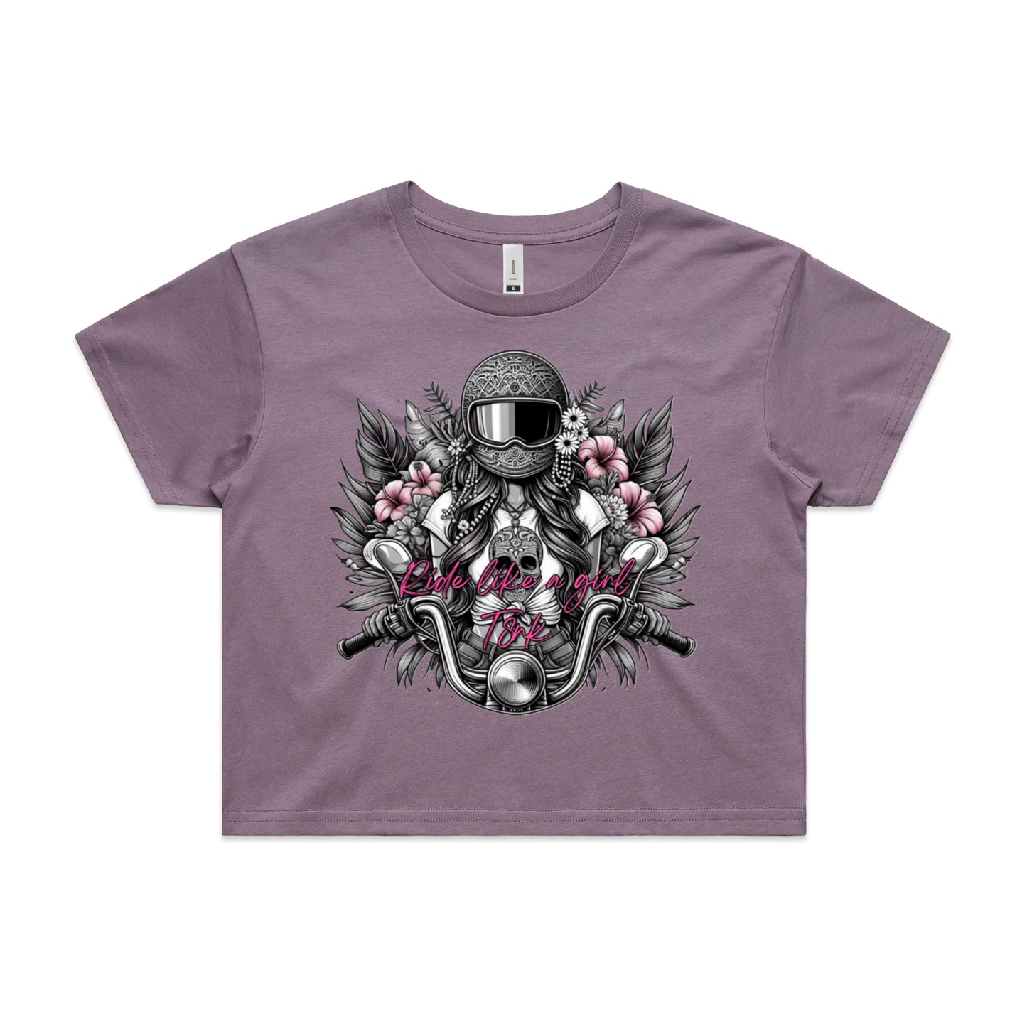 RIDE LIKE A GIRL CROP