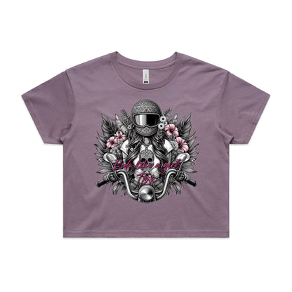 RIDE LIKE A GIRL CROP
