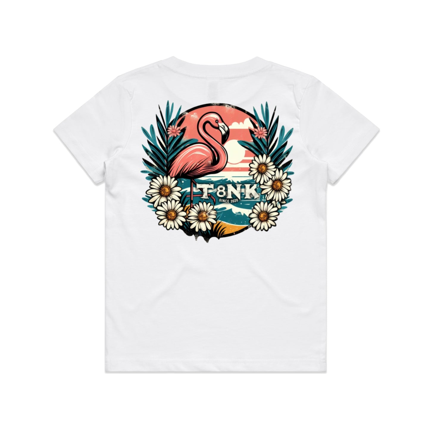 LIVE LOVE FLAMINGO TEE