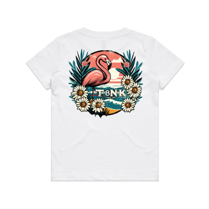 LIVE LOVE FLAMINGO TEE