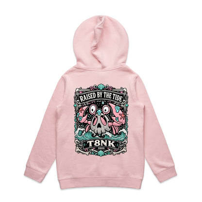 T8NK Raised By The Tide Crab Skull Hood | Coastal Graphic Hoodie
