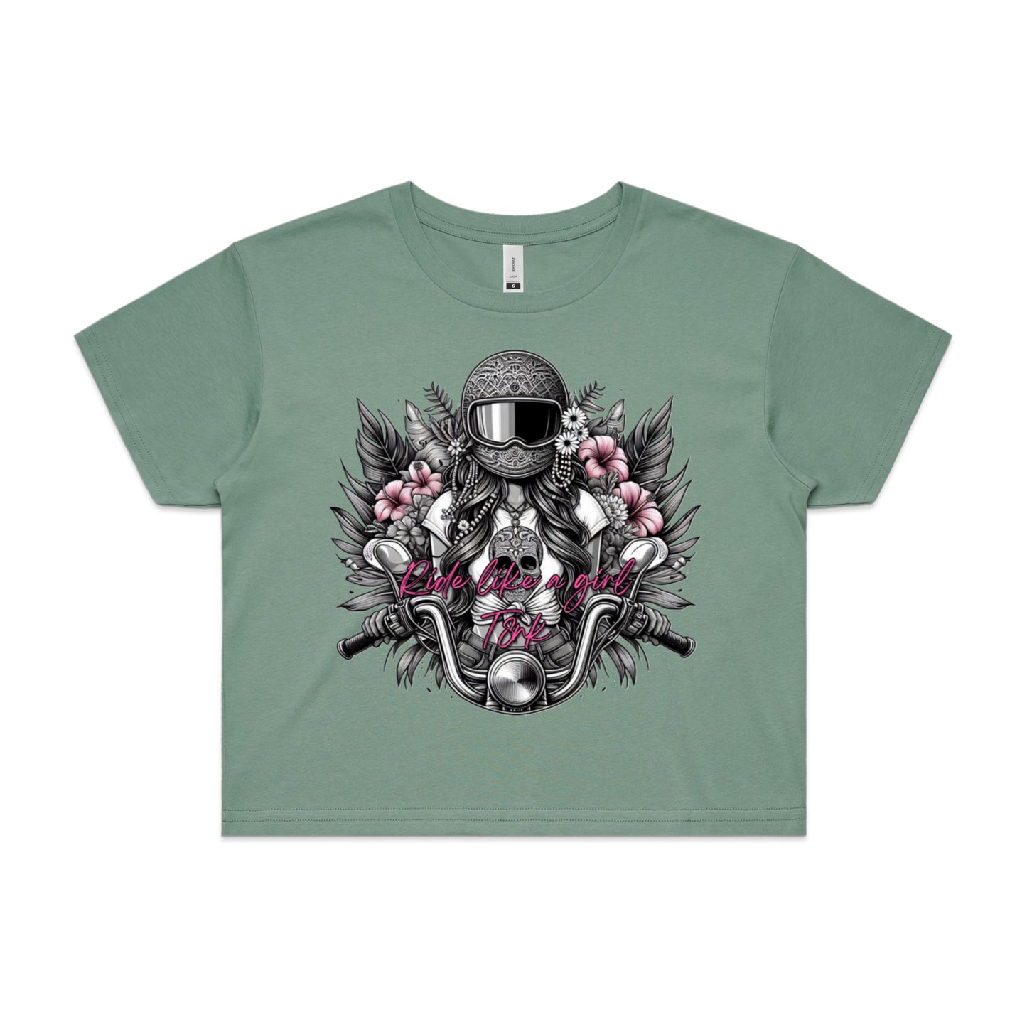 RIDE LIKE A GIRL CROP