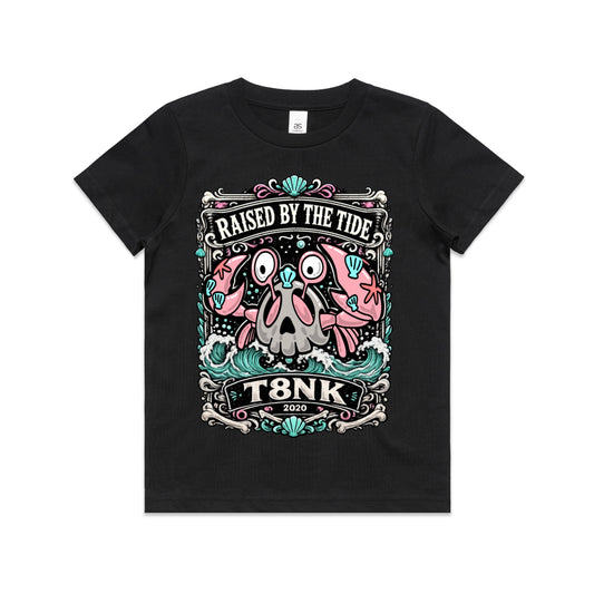 T8NK Raised By The Tide Crab Skull Tee | Coastal Graphic T-Shirt