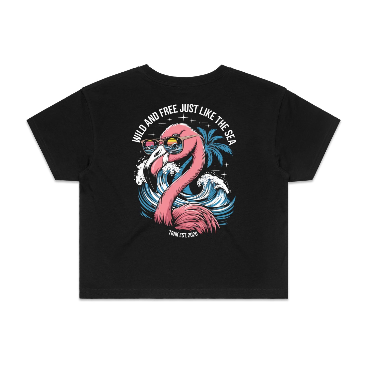 WILD & FREE FLAMINGO CROP