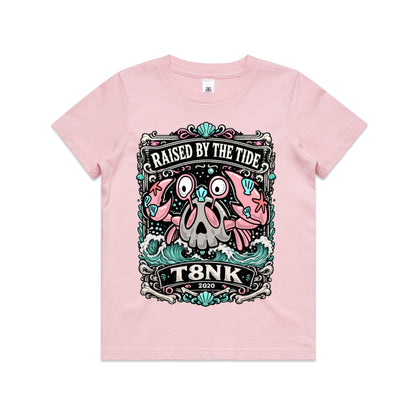 T8NK Raised By The Tide Crab Skull Tee | Coastal Graphic T-Shirt